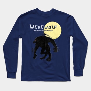 Werewolf Caught Shapeshifting Long Sleeve T-Shirt